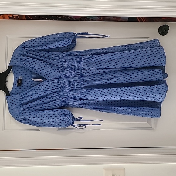 Just...Taylor Dresses & Skirts - Just Taylor Blue Eyelet dress